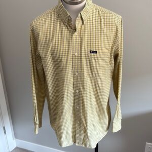 Chaps Yellow Casual Button Down Shirt